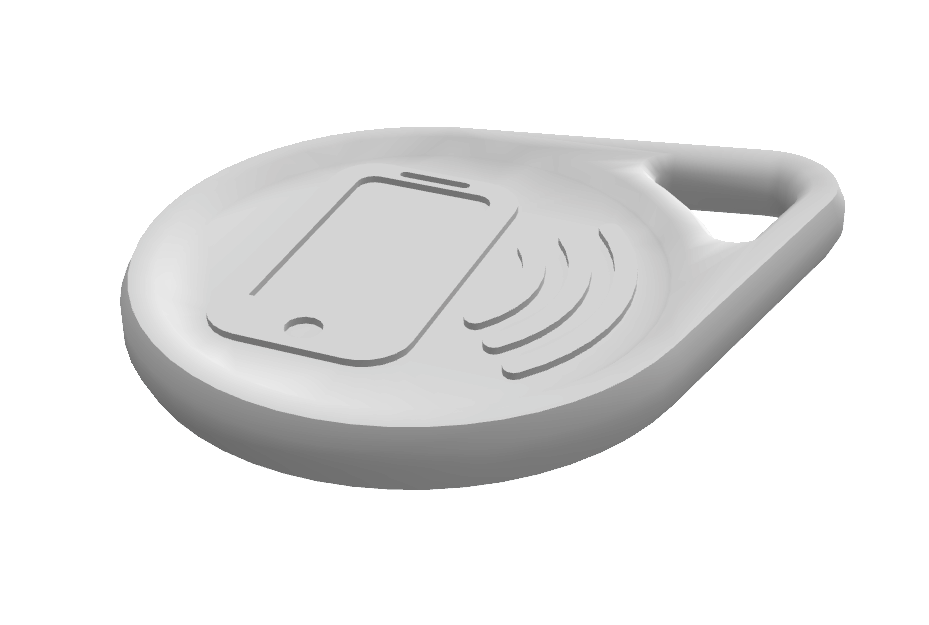 Virtual Business Card Keychain