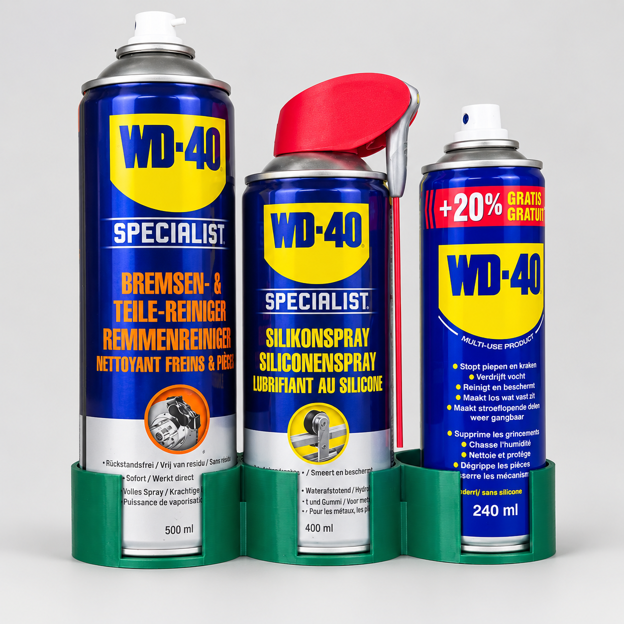 Three-Can Spray Holder